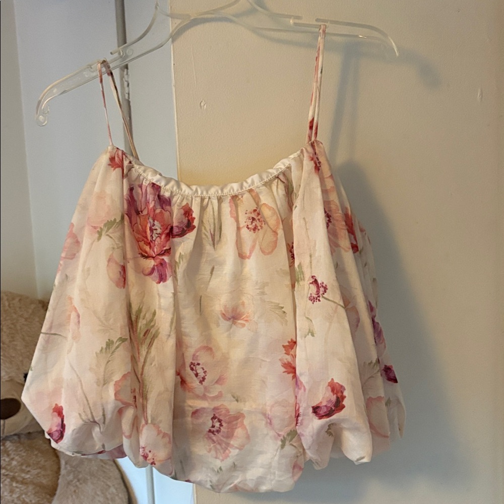 Floral beautiful Spaghetti Strap Top, NEW